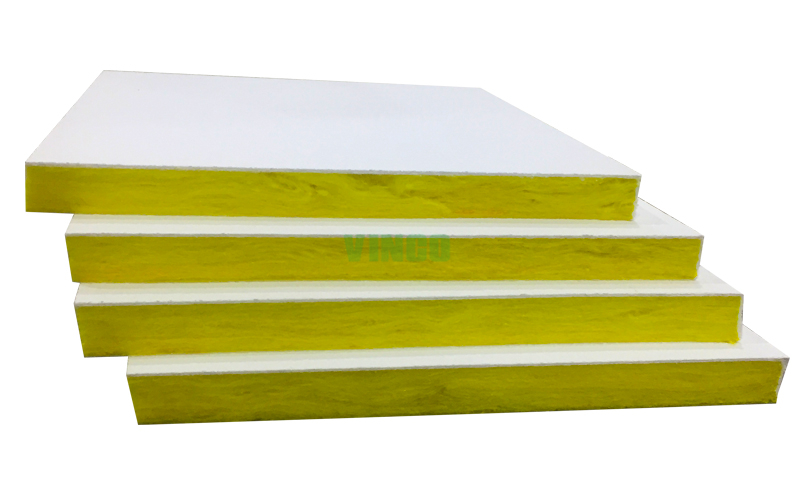 Heat Insulation Function and Square Ceiling Tile Fiberglass Acoustic Baffles Panels For Hall