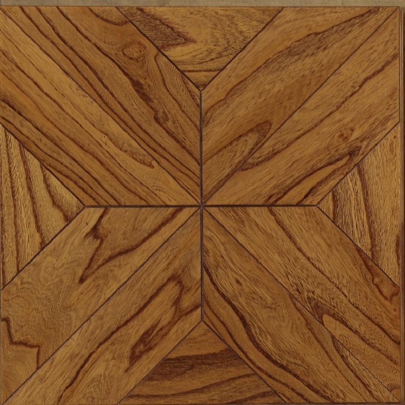 Brown Color Art Parquet Wood Flooring