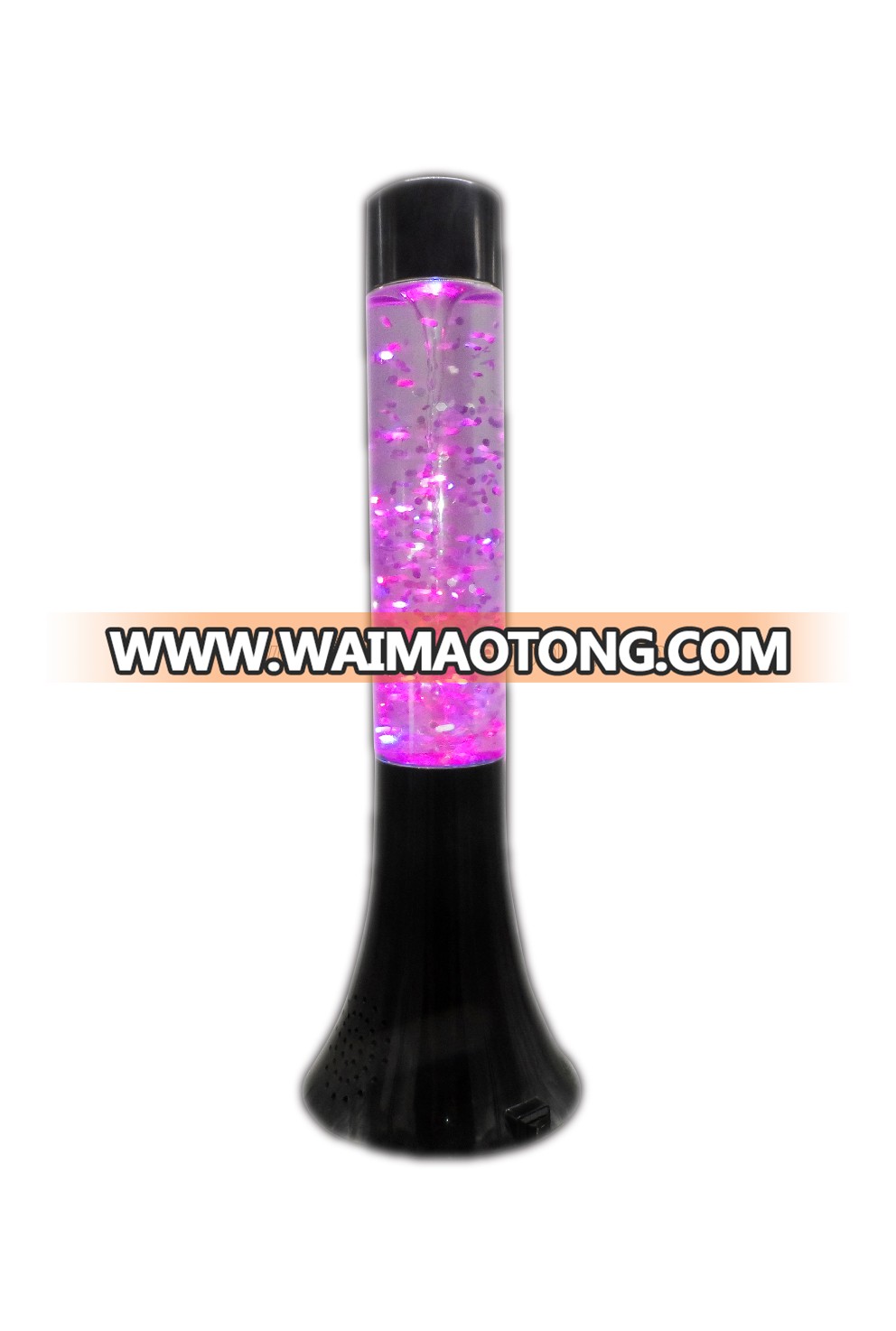 Novelty 14" Glitter light with bluetooth speaker