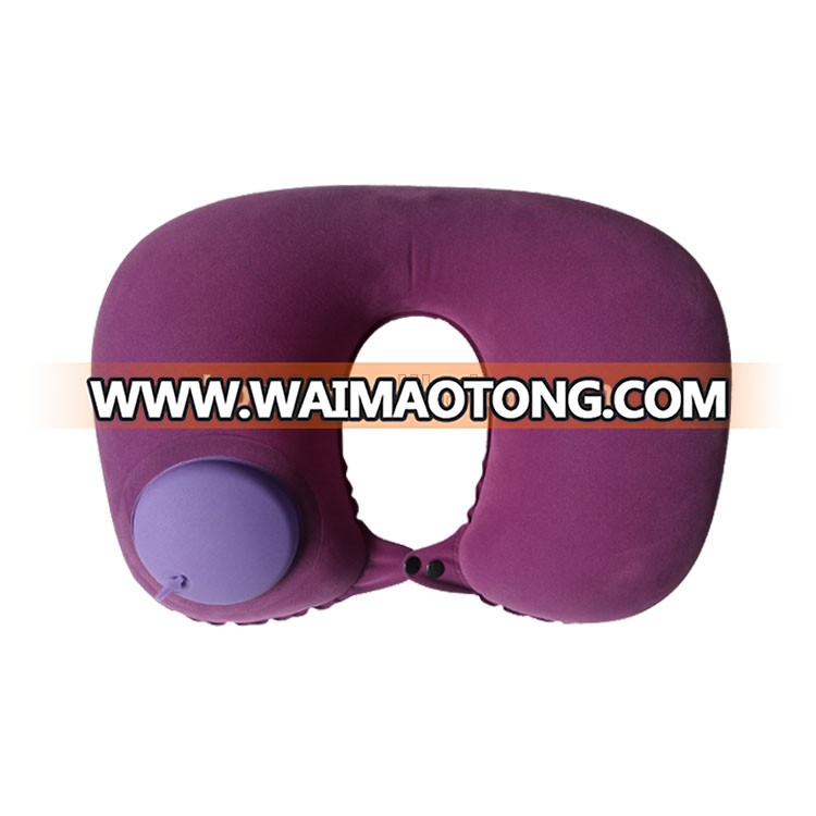 Professional manufacturer flocking pvc air pillow self inflatable for promotion