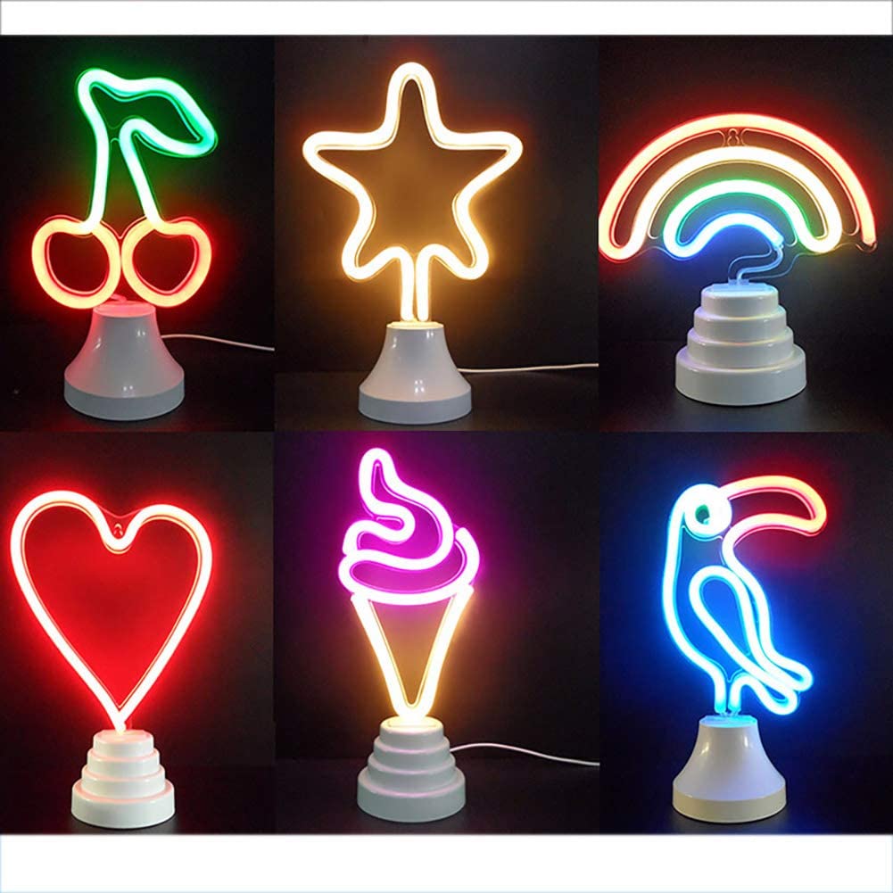 Battery Powered Led Mini Neon Signs Desktop Neon Light