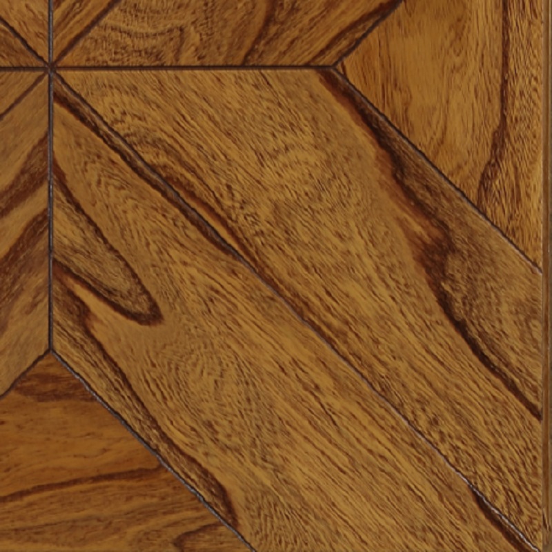 Brown Color Art Parquet Wood Flooring