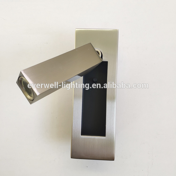 Custom 3W LED Foldable Bedside LED Wall Reading Lamp For Hotel Home