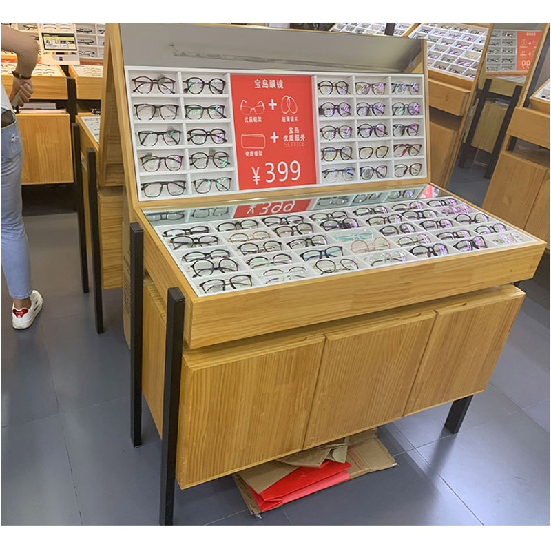 Optical Shop Display Drawer Cabinet Retail Eyewear Shop Interior Display Rack Design