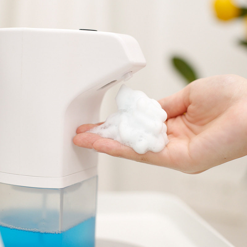 Hot Sell Touchless Hand Sanitizer Alcohol Disinfection Auto foaming Soap Dispenser Wall Mounted Sensor For  School Home