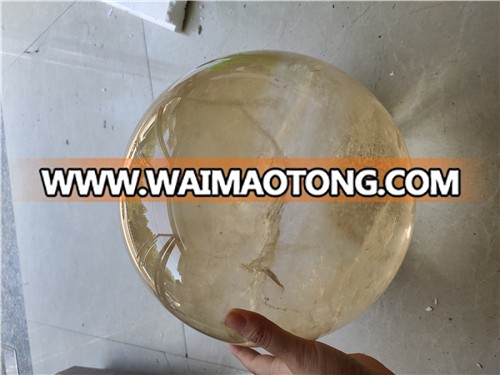 350mm natural citrine crystal ball