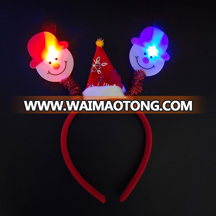 Christmas party supplies colorful flashing LED headband