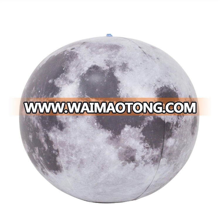 High quality pvc inflatable moon beach ball  for swimming toys