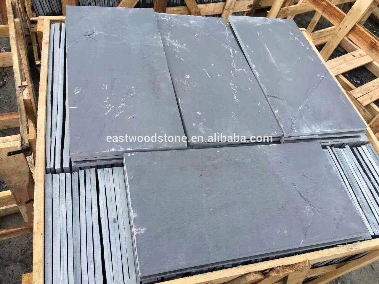 China Black slate tiles for floor