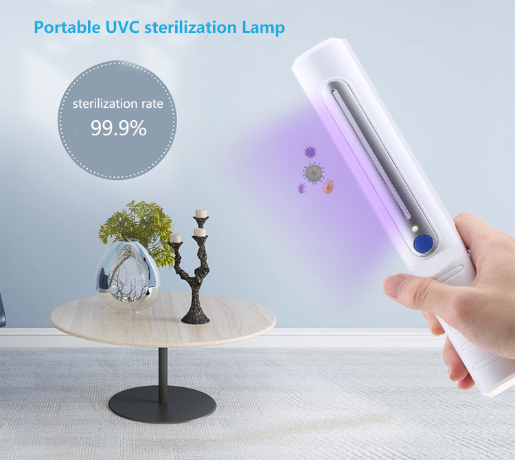 Portable UV LED Lamp Sterilizaer UVC Sterilizer Lamp For Household