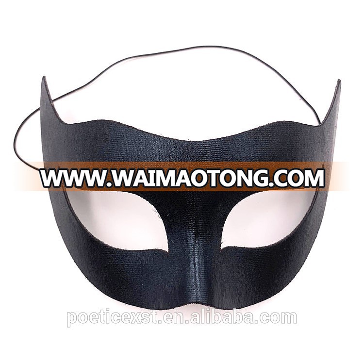 PoeticExst 6 designs Soft Plastic Mask Black Color Men and Women Masquerade Party Masks