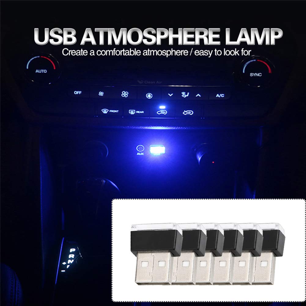 Universal Mini Flexible USB LED Car Interior Light Neon Atmosphere Tube Ambient Lamp