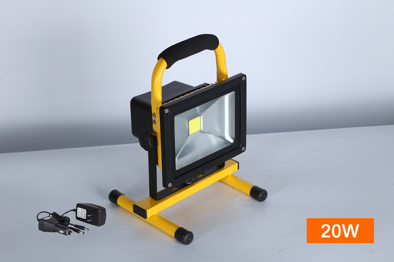 IP65 portable high brightness 10W 20W 30W 50W 100W 150W 200W led tripod stand rechargeable flood light