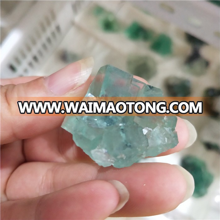 Natural fluorite crystal  rock specimens for sale  or  decoration or gift