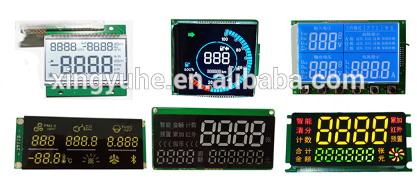 customized TN/HTN/STN/FSTN/BTN digital lcd display