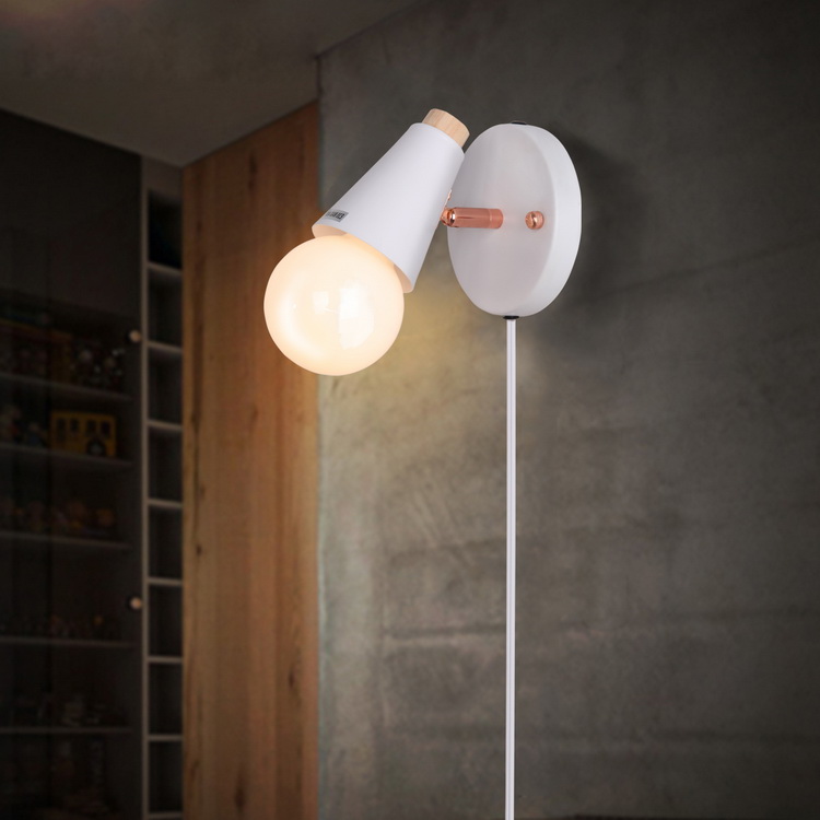 creative lamp  loft post modern livingroom bedroom Wall Lamp with plug