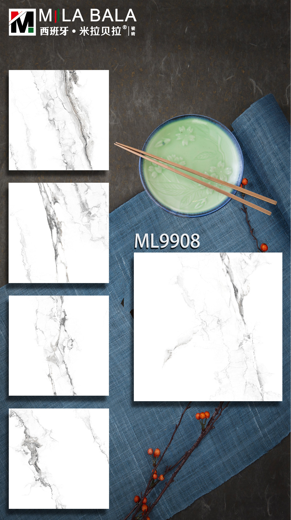 New design carrara white marble porcelain tile flooring