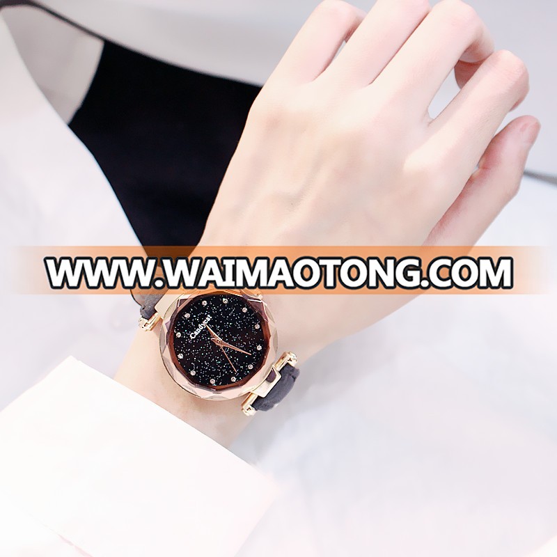 6 Color Watch Actress Empty Rhinestone Women's Fashion Trend Belt Waterproof Quartz Watch Fashion & Casual Women Watch