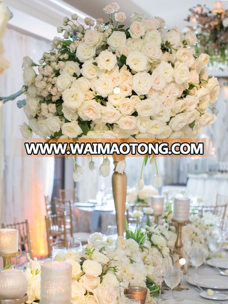 IFG customize  white luxury table centerpiece  flowers for wedding decor