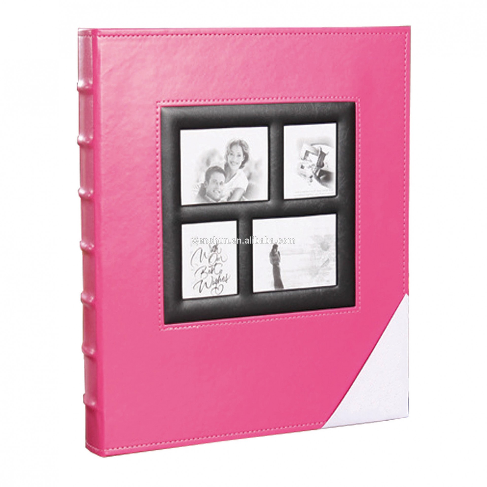 Extra Large Capacity Leather Cover Wedding Family Photo Albums Holds 500 4x6 Photos