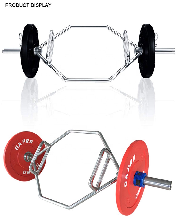 Weight Lifting Shrug Bar Gym Fitness Weightlifting Hex Bar Trap Bar