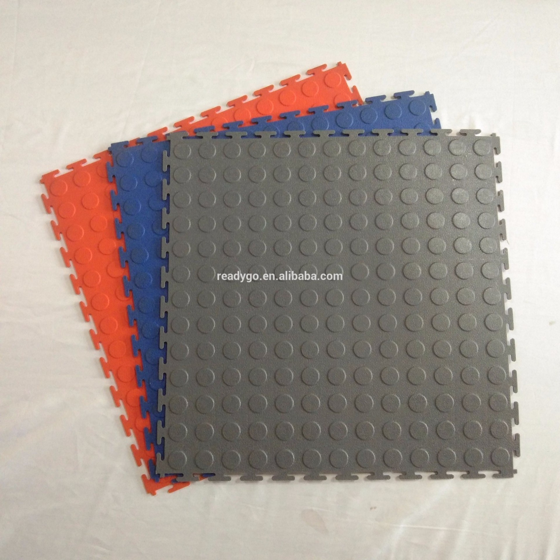 Readygo garage floor 460*460mm pvc coin top tile