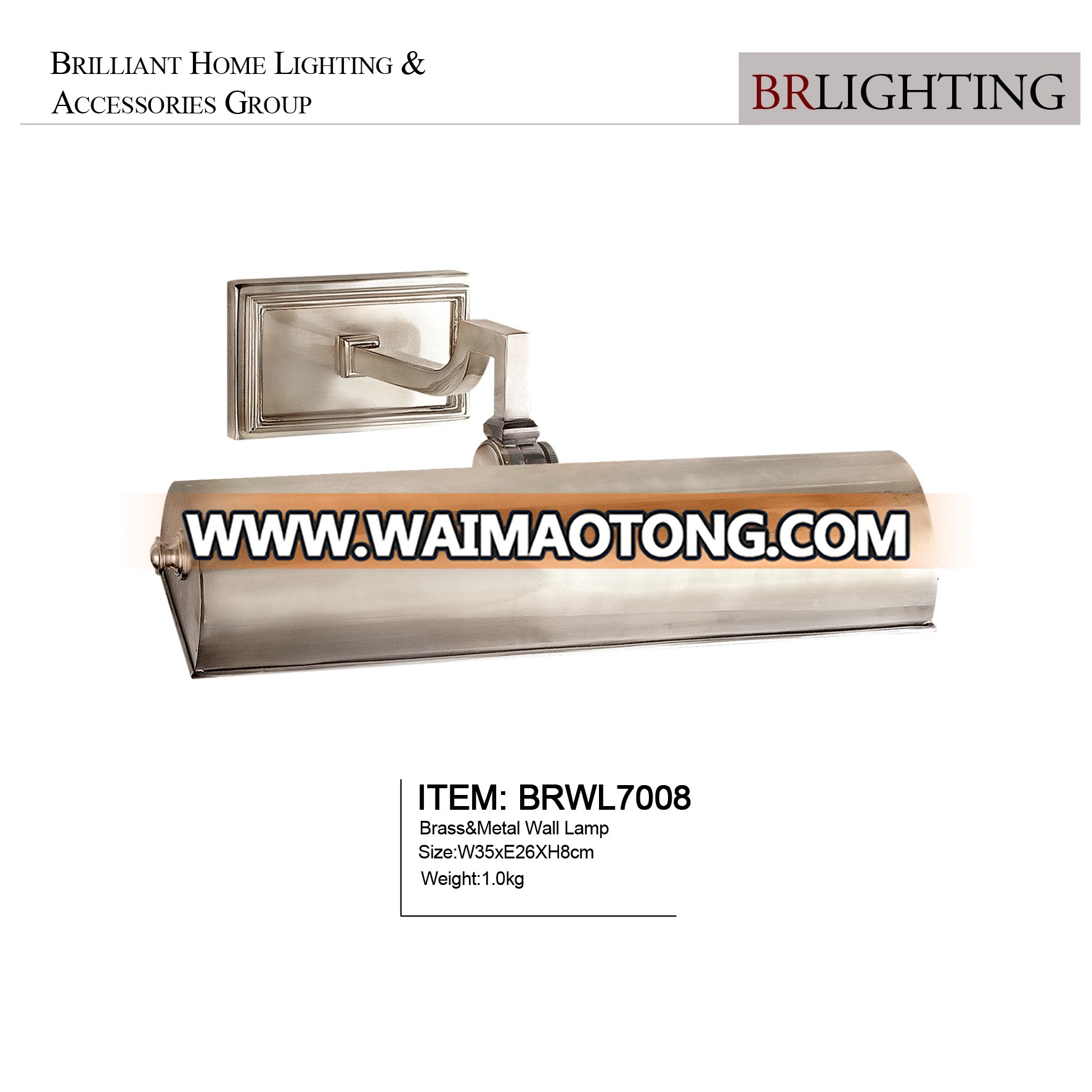 Shakable Antique Style Indoor Gray Metal Bronze Wall Light For Hotel Villa Home decoration