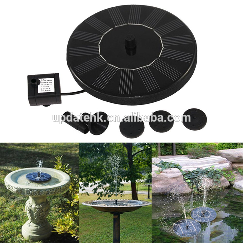 Courtyard Water Sumerged Ornaments Floating Pump Solar Powered Fountain Garden Pond Aerator