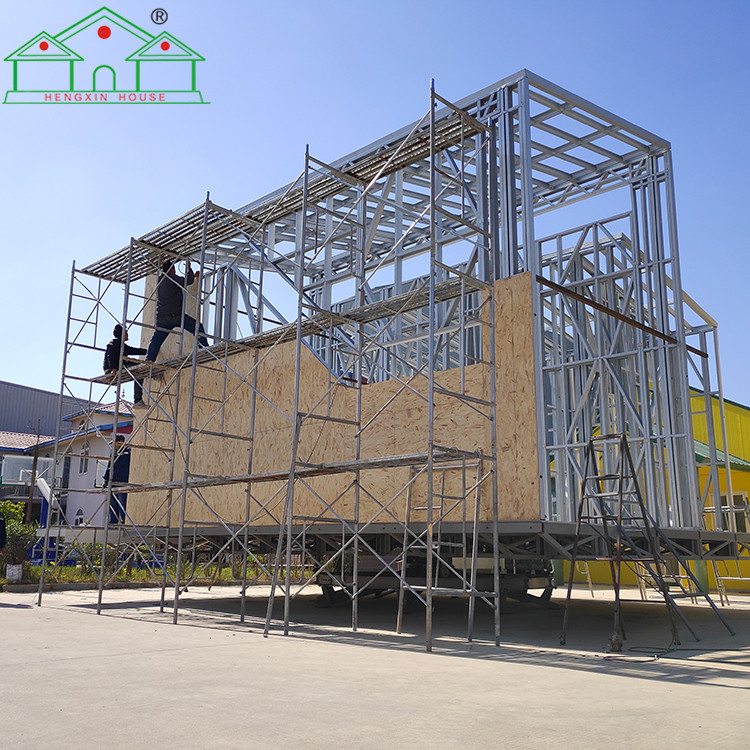 New customizable hot selling light steel prefab frame villa with good price