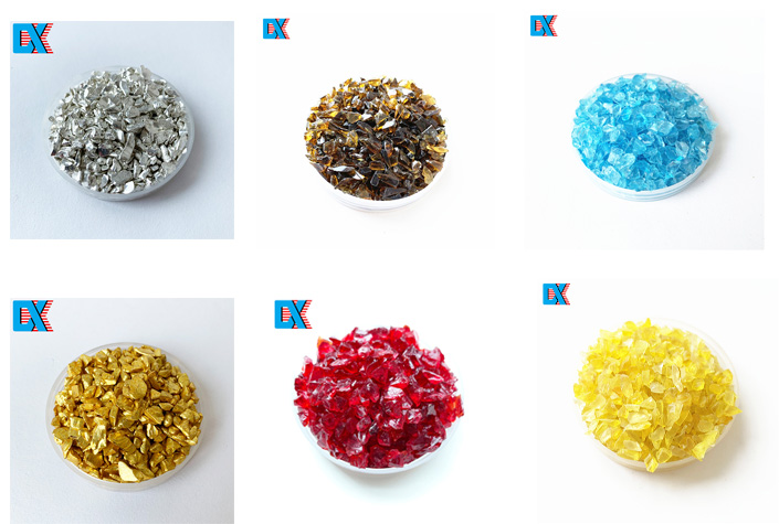 recycled 1-3mm 3-6mm  craft/terrazzo mirror chips crushed glass