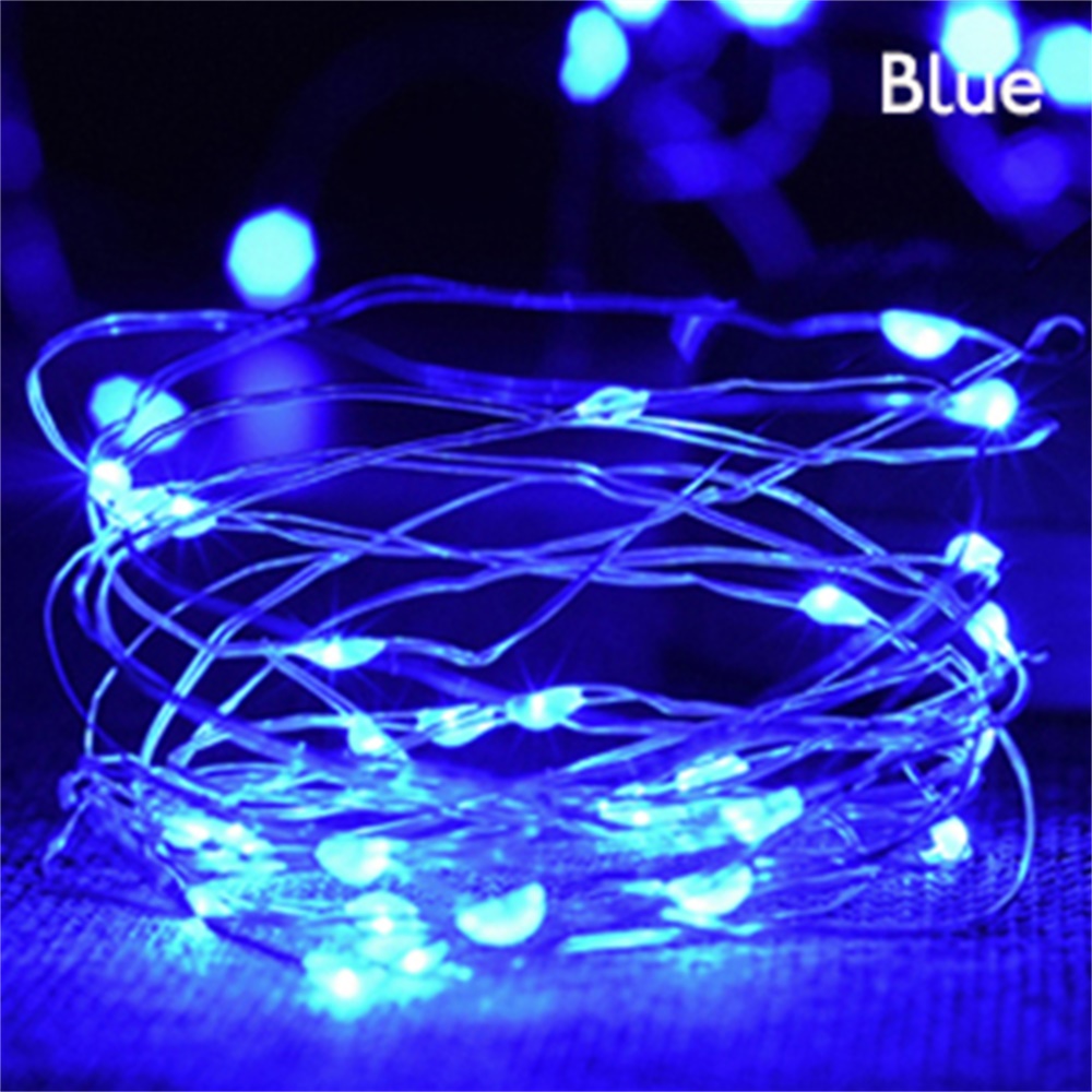 1M RGB Flash LED Cork Shaped LED Copper Wire String Light Wine Bottle lamps