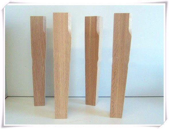 Rubber wood Furniture Parts Customized wooden sofa legs in high quality (EFS-TB-025)