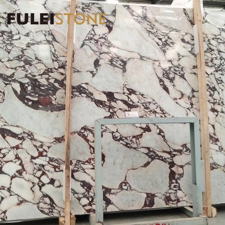 Italian Natural Polished Slab Calacatta Viola Good for Tiles,Wall and Countertop