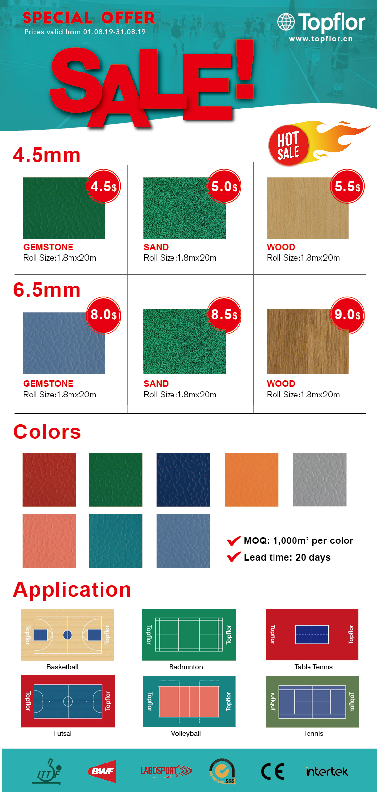 Topflor 2019 Hot sales Promotion pvc wood floor tile like wood pvc floor plank