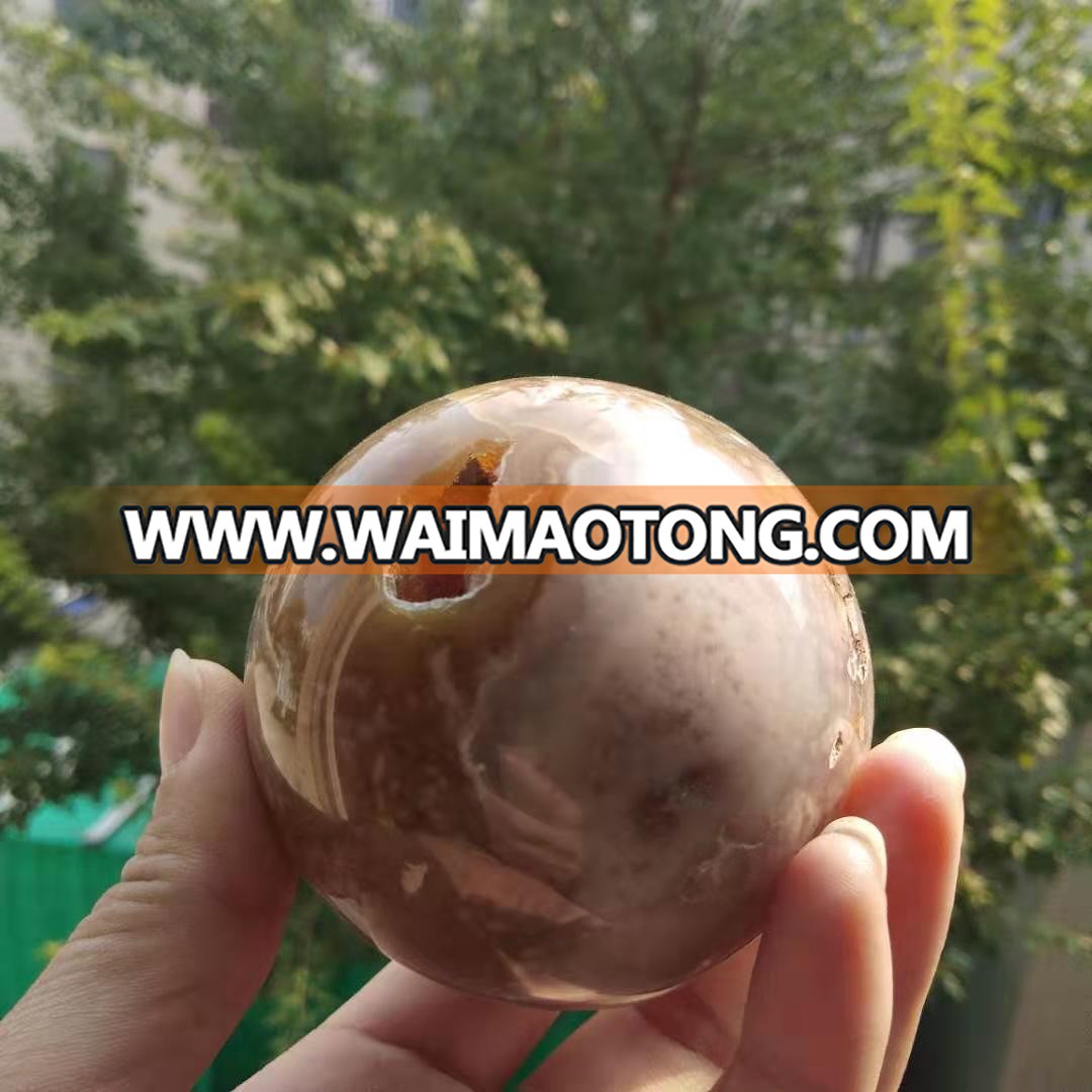 Natural cherry blossom sphere  Healing Crystal sphere