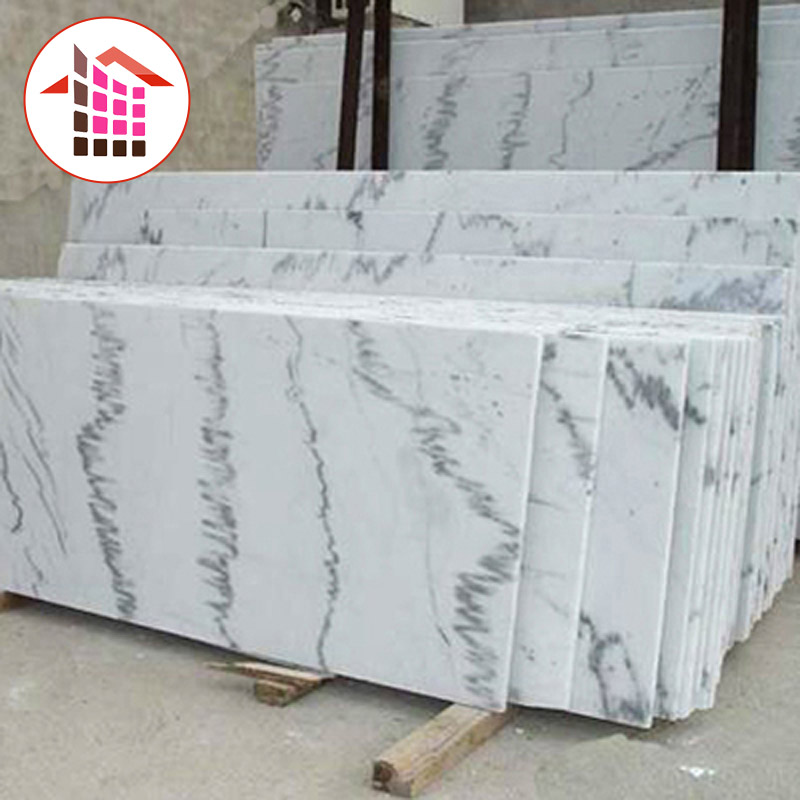 Natural own quarry cheap price guangxi white marble tile