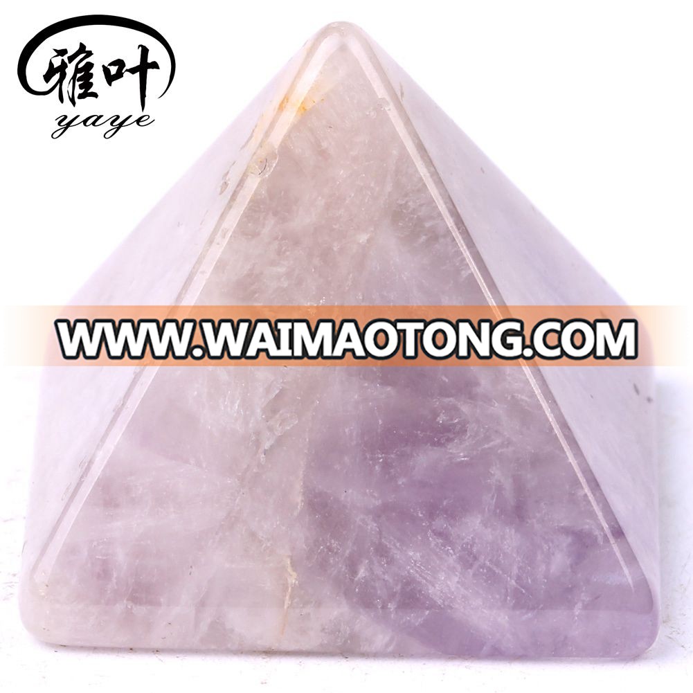 Natural Amethyst Pyramid Orgone Pyramid