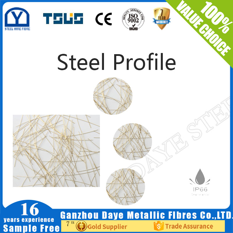 Concrete Steel Fiber Steel Straight wire fible Brass Coated Steel Fiber