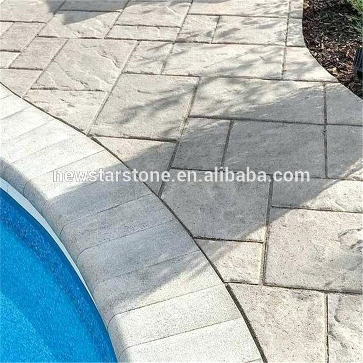 luxury swimming pool coping marble white color cut to size cheap travertine tiles