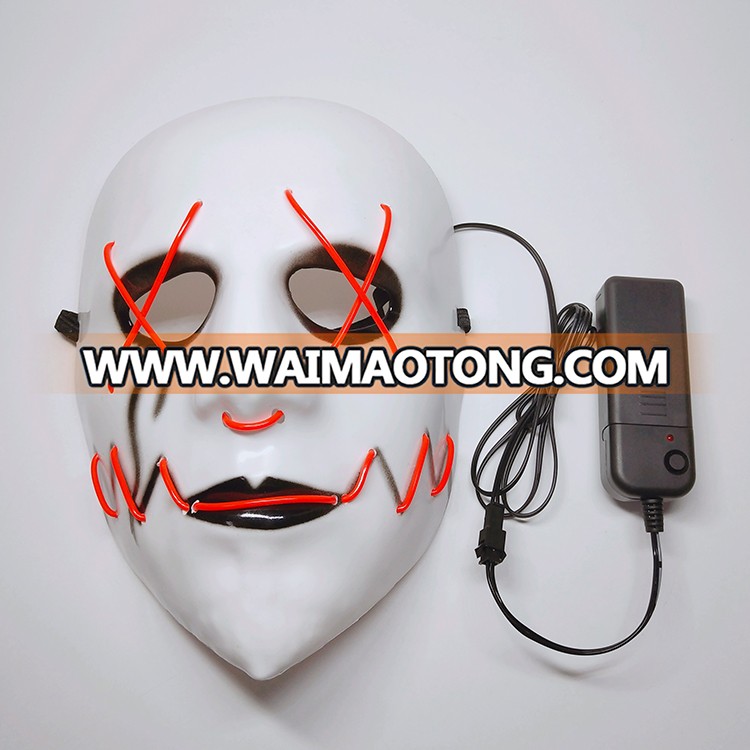 Hot selling Halloween party EL wire LED mask