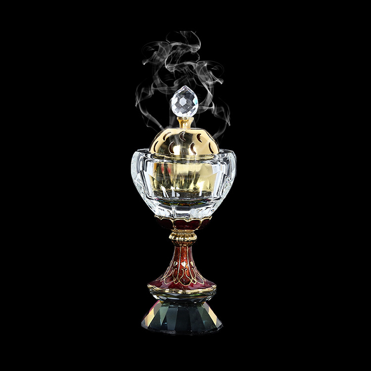 Wholesale  crystal chinese incense burner for sale