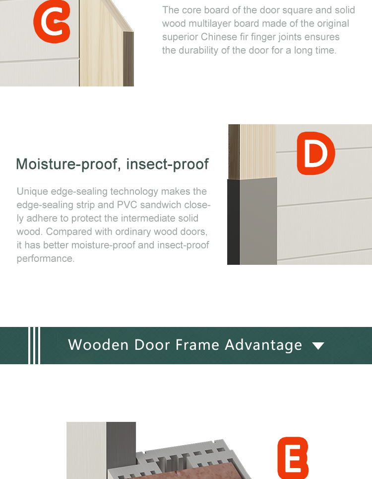 modern luxury design solid wood doors