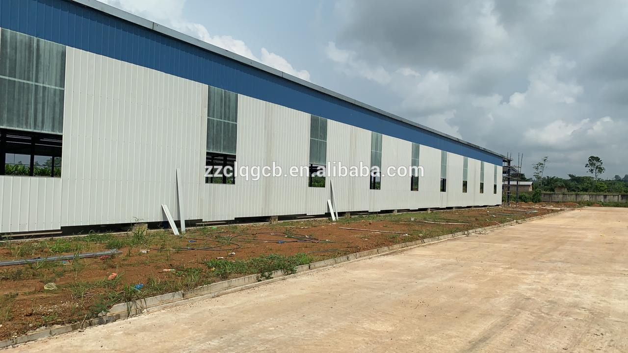 Grbon steel structure warehouse/ beverage workshop building