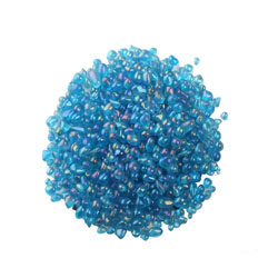 1-3mm 2-4mm colorful  Decorative Irregular swimming pool finish iridescent beads