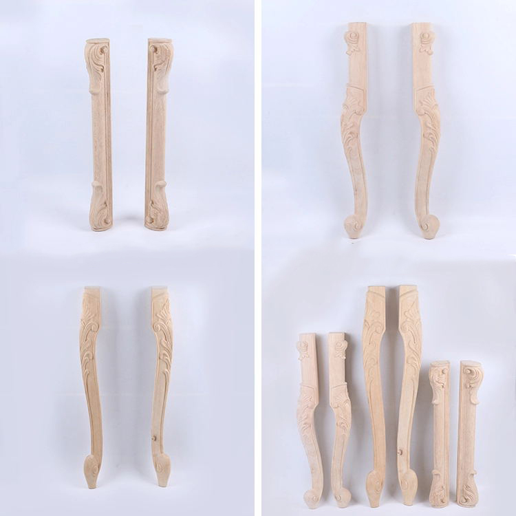 2019 classical style Carved Antique Wooden Table Furniture Legs (EFS-FB-023)