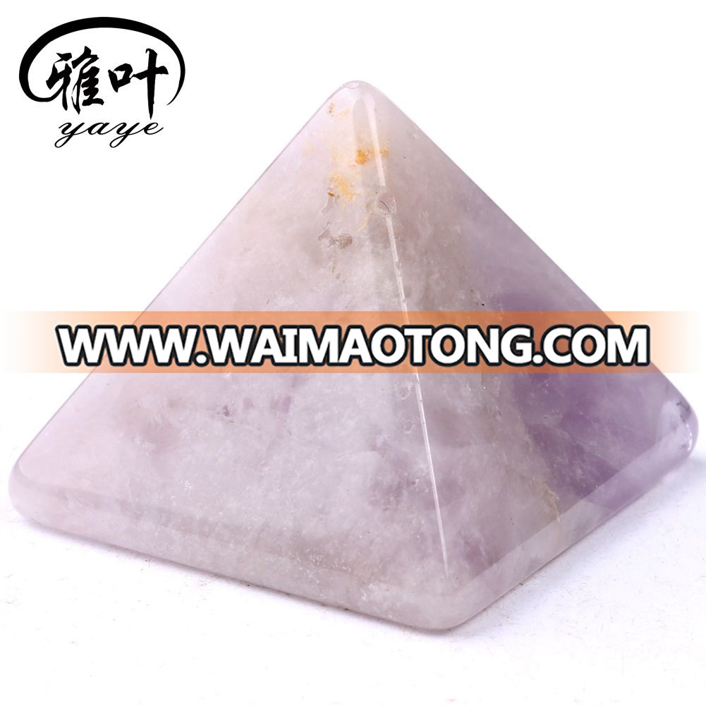 Natural Amethyst Pyramid Orgone Pyramid