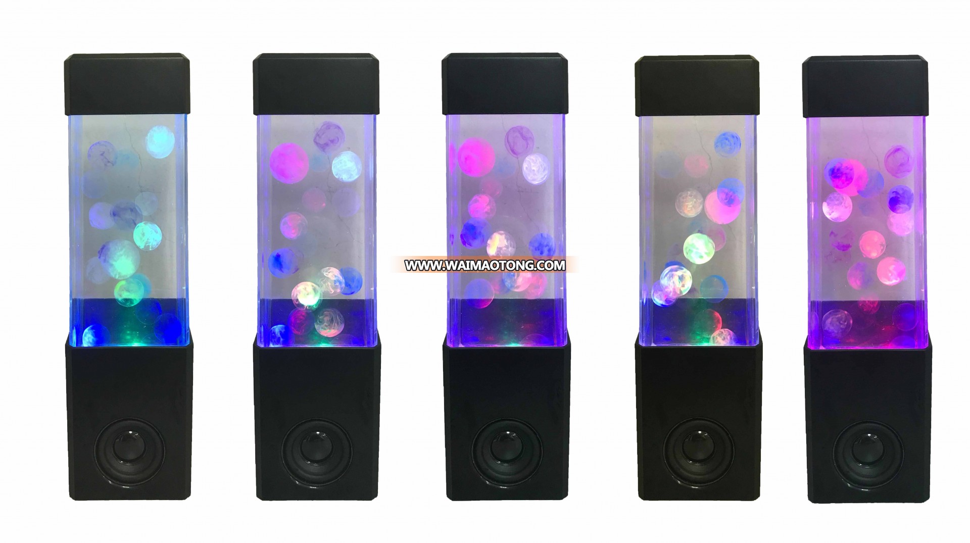 Novelty DIY LED color change Jelly ball light with bluetooth speaker