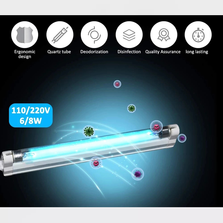 Factory directly offered 6w 8W 15W  20W ultraviolet uv sterilizer light tube lamp