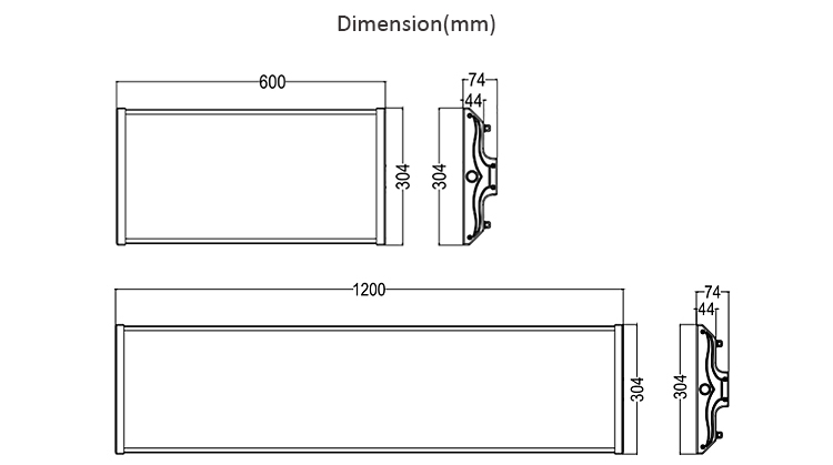 Factory Price Led High Bay Linear Light