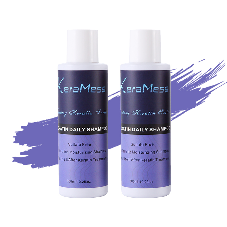 KeraMess Using it After Keratin treatment Sulfate free Keratin Shampoo for Daily Refreshing Moisturizing Hair